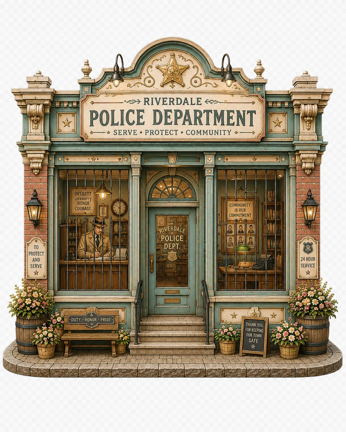 Whiskey Pines Police Station