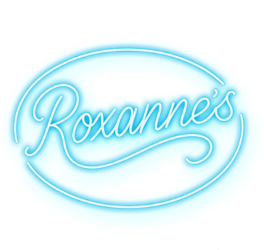 Roxanne's neon sign