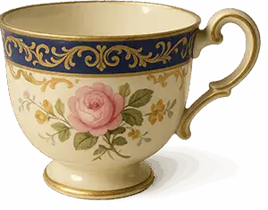antique tea cup
