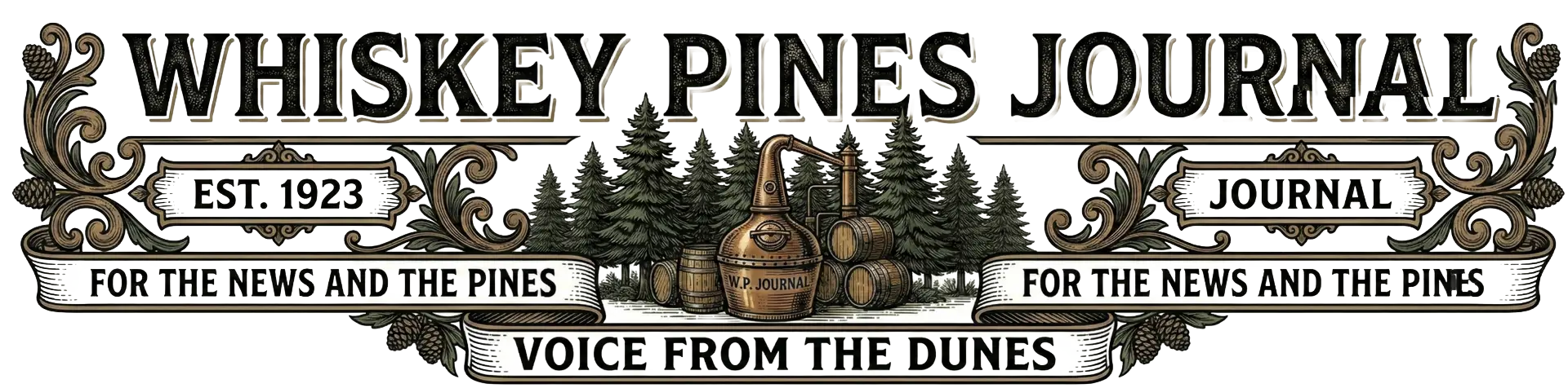 Whiskey Pines Journal - Voice from the Dunes - Est. 1923